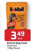 Bobtail Dog Food-100g Pouch Each