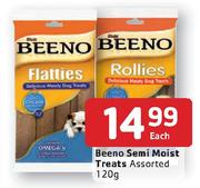 Beeno Semi Moist Treats-120g Each