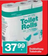Dubbellaag Toiletrolle-9 Per Pack