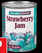 House Brand Aarbeikonfyt-450g