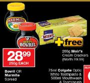 Bovril Or Marmite Spread-250g Each