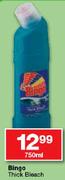 Bingo Thick Bleach-750ml