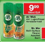 Air Wick 4-In-1 Lugverfrisser Verskeidenheid-180ml Elk
