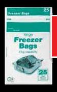 Housebrand Freezer Bags Small-50's Per Pack
