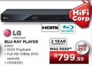 LG Blu-Ray Player BD620 