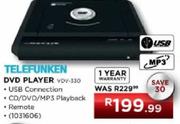 TeleFunken DVD Player VDV-330