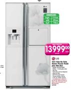 LG Side-By-Side Mulan Flower Finish Plus Mini Bar (GR-P227LGQV)-567L Each