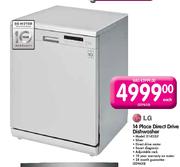LG 14 Place Direct Drive Dishwasher (D 1452LF)-Each