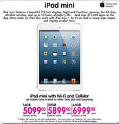 iPad Mini with Wi-Fi and Cellular-16GB Each