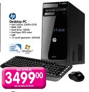 HP Desktop PC-Per Bundle