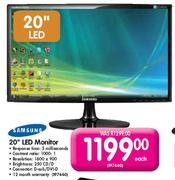 Samsung LED Monitor-20"