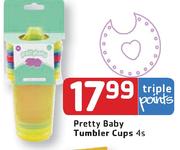 Pretty Baby Tumbler Cups-4's