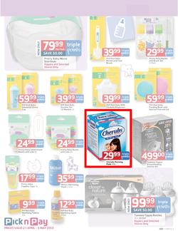 Pick n Pay : Baby Care (21 Apr - 5 May 2013), page 3