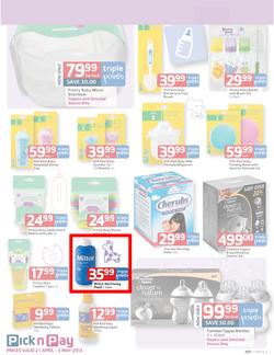 Pick n Pay : Baby Care (21 Apr - 5 May 2013), page 3