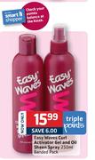 Easy Waves Curl Activator Gel And Oil Sheen Spray-250ml Banded Pack