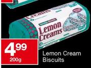 House Brand Lemon Cream Biscuits-200g