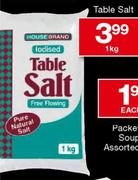 House Brand Table Salt-1kg