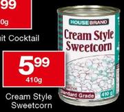 House Brand Cream Style Sweetcorn-410g