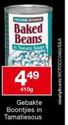 House Brand Gebakte Boontjies In Tamatiesous-410g
