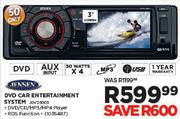 Jensen DVD Car Entertainment System-3" Screen