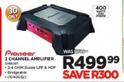 Pioneer 2 Channel Amplifier-400 Watts