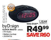 byD:sign Clock Radio-CR1000
