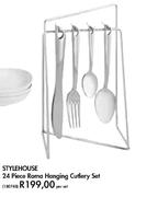 Style House Roma Hanging Cutlery Set-24 Piece