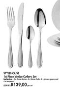 Style House Venice Cutlery Set-16's
