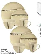 Georgia Dinner Plate-Each