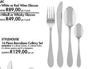 Stylehouse 16-Piece Barcelona Cutlery Set