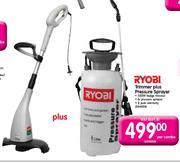 Ryobi Trimmer Plus Pressure Sprayer-Per Combo