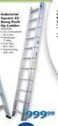 Industrial Square 22 Rung Push Up Ladder-Each