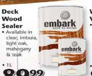 Embark Deck Wood Sealer-5Ltr Each