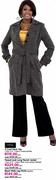 Legend Tweed Look Long Trench Jacket-Each