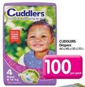 Cuddlers Diapers-44's/48's/50's/52's Per Pack