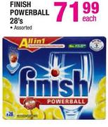 Finish Powerball-28's Each