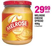 Melrose Cheese Spread-400Gm-Each