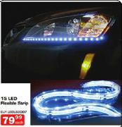 15 LED Flexible Strip-Each