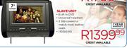 Jensen Car Entertainment System With Universal Headrest Slave Unit-7"