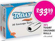 Today Sausage Rolls Assorted-30's