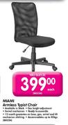 Miami Armless Typist Chair