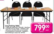 Long Training Table-1800mm(l) x 400mm(w) x 750mm(h)