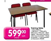 Training Table-1200mm(l) x 600mm(w) x 720mm(h)