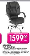 Signature High Back Chair