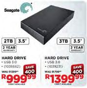 Seagate 3TB Hard Drive