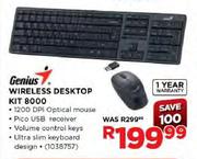 Genius Wireless Desktop Kit 8000