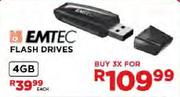 Emtec Flash Drives-4GB Each
