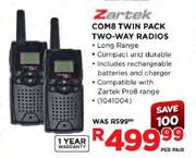 Zartek Com8 Twin Pack Two-Way Radios