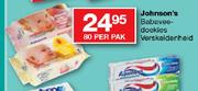 Johnson's Babaveedoekies Verskeidenheid-80's Per Pack