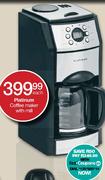 Platinum Coffee Maker With Mill-Each